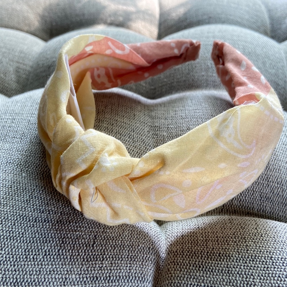 Anthropologie Bandana Knotted Headband